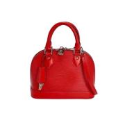 Louis Vuitton Vintage Pre-owned Laeder handvskor Red, Dam