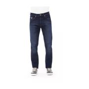 Baldinini Kontraststygn Herr Jeans Blue, Herr