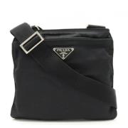 Prada Vintage Pre-owned Nylon prada-vskor Black, Dam