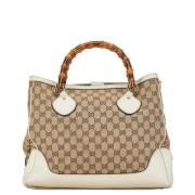 Gucci Vintage Pre-owned Canvas gucci-vskor Brown, Dam