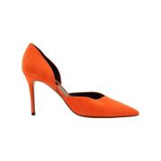 Celine Vintage Pre-owned Mocka klackskor Orange, Dam