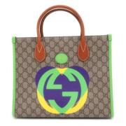 Gucci Vintage Pre-owned Plast handvskor Beige, Dam