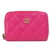 Chanel Vintage Pre-owned Laeder plnbcker Pink, Dam