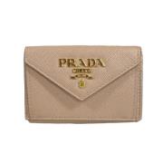 Prada Vintage Pre-owned Laeder plnbcker Beige, Dam