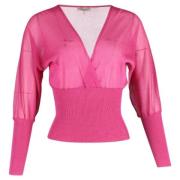 Emilio Pucci Pre-owned Pre-owned Silke toppar Pink, Dam