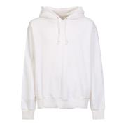 The Salvages Vit Bomull Rekonstruerad Hoodie White, Herr