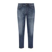 PT Torino Slim Denim Jeans, Blå, Knappstängning Blue, Herr