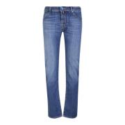 Jacob Cohën Blå Slim-Fit Jeans Blue, Herr