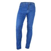 Aquascutum Ljusblå Denim Jeans Blue, Herr