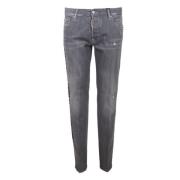 Dsquared2 Grå Denim Jeans med Märkeslogotyp Gray, Herr