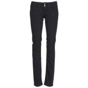 Pepe Jeans Svarta Avslappnade Byxor Black, Dam