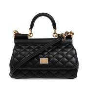 Dolce & Gabbana Axelväska Liten Sicily Black, Dam