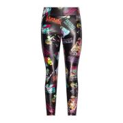 Versace Jeans Couture Mönstrade leggings Multicolor, Dam