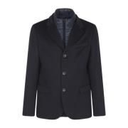 Herno Cashmere Blazer med Pettorina Blue, Herr