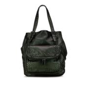 Bottega Veneta Vintage Pre-owned Laeder handvskor Green, Dam