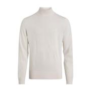 Calvin Klein Texturerade Turtlenecks Beige, Herr