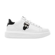 Karl Lagerfeld Vita Läder Sneakers Kapri Kl62530N White, Dam