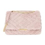 Armani Exchange Quiltad Zigzag Axelväska Rosa Pink, Dam