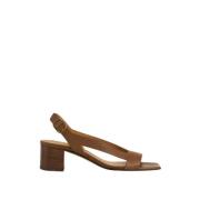 Malababa Geometrisk Mellanhöjd Sandal Brown, Dam