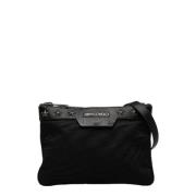 Jimmy Choo Pre-owned Pre-owned Canvas crossbodyvskor Black, Dam