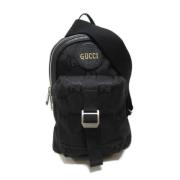 Gucci Vintage Pre-owned Canvas gucci-vskor Black, Dam