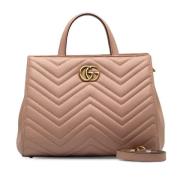 Gucci Vintage Pre-owned Laeder gucci-vskor Pink, Dam