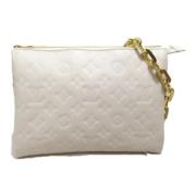 Louis Vuitton Vintage Pre-owned Canvas louis-vuitton-vskor Beige, Dam