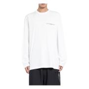 Y-3 Vit Logo Tee Oversized Fit White, Herr