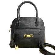 Fendi Vintage Pre-owned Laeder crossbodyvskor Black, Dam