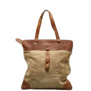 Burberry Vintage Pre-owned Canvas totevskor Brown, Dam