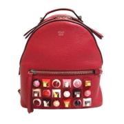 Fendi Vintage Pre-owned Laeder fendi-vskor Red, Dam