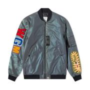 A Bathing APE Aurora Shark Bomberjacka Svart Logo Black, Herr