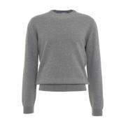 Gender Grå Stickat Aw24 Handtvätt Gray, Herr