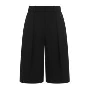 Jacquemus Svarta Bermuda Shorts Amalfi Stil Black, Dam