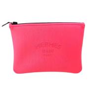 Hermès Vintage Pre-owned Tyg necessrer Pink, Dam