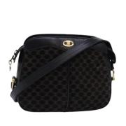 Celine Vintage Pre-owned Mocka axelremsvskor Black, Dam