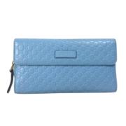 Gucci Vintage Pre-owned Laeder plnbcker Blue, Dam