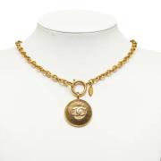 Chanel Vintage Pre-owned Guld halsband Yellow, Dam