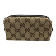 Gucci Vintage Pre-owned Canvas gucci-vskor Brown, Dam