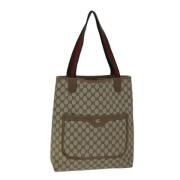 Gucci Vintage Pre-owned Laeder totevskor Beige, Dam