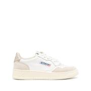 Autry Medalist Low Läder Mocka Sneakers Beige, Dam