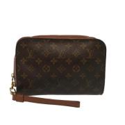 Louis Vuitton Vintage Pre-owned Canvas kuvertvskor Brown, Dam