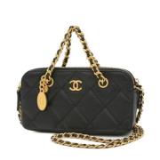 Chanel Vintage Pre-owned Laeder chanel-vskor Black, Dam