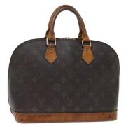 Louis Vuitton Vintage Pre-owned Canvas handvskor Brown, Dam