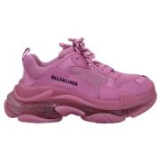 Balenciaga Vintage Pre-owned Polyester sneakers Pink, Dam