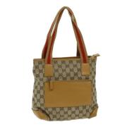 Gucci Vintage Pre-owned Canvas totevskor Brown, Dam