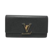 Louis Vuitton Vintage Pre-owned Laeder plnbcker Black, Dam