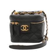 Chanel Vintage Pre-owned Laeder chanel-vskor Black, Dam