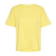 Part Two Mjuk och snygg t-shirt Celandine Yellow, Dam