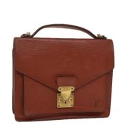 Louis Vuitton Vintage Pre-owned Laeder handvskor Brown, Dam